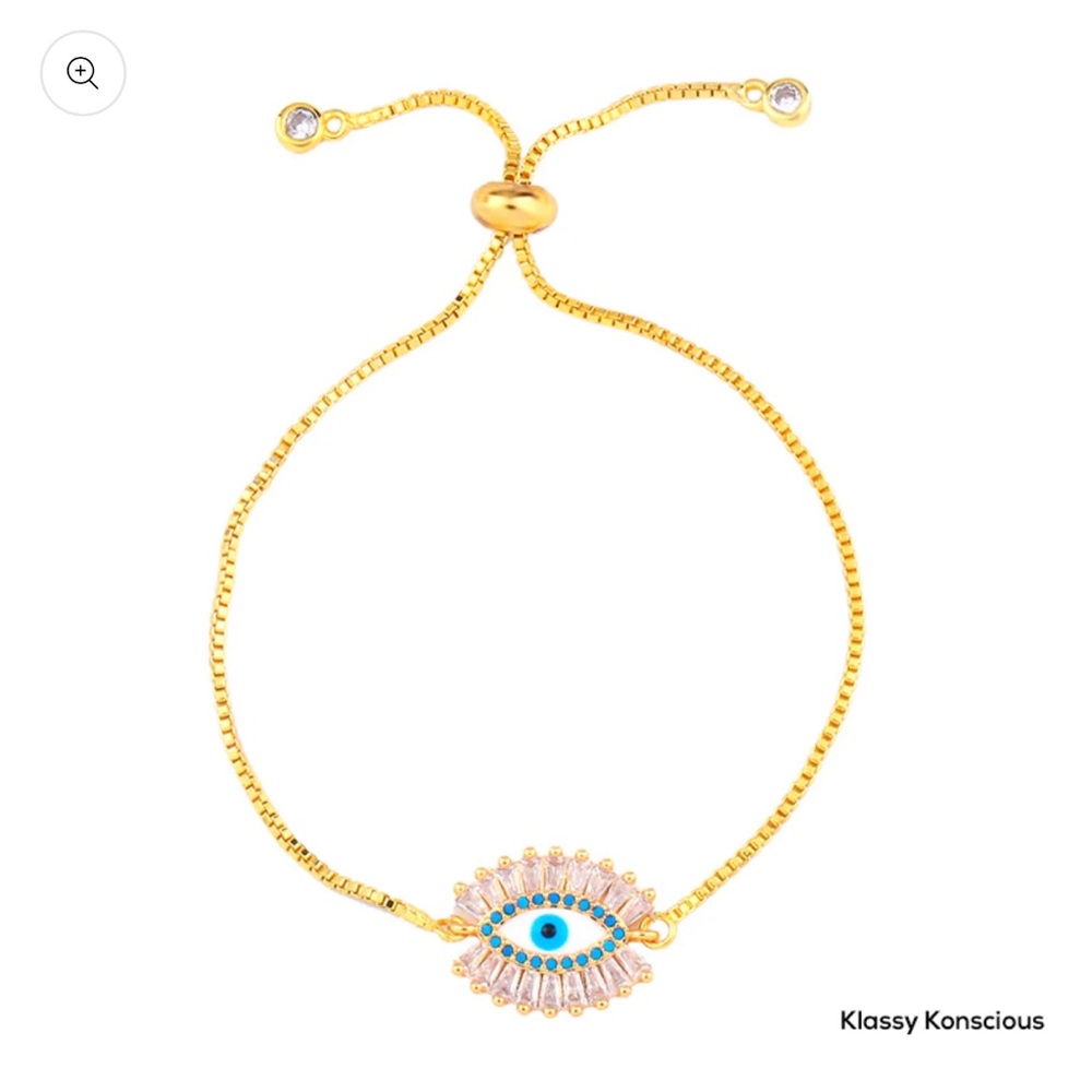 Evil Eye Gold Bracelet “Tenacity”